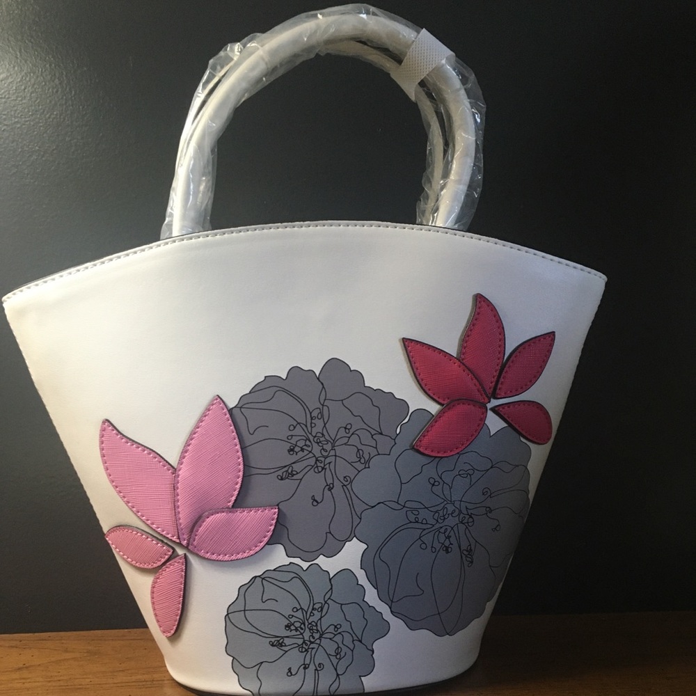 Christian Siriano White Athena Satchel